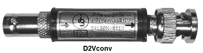 D2Vconv - pipojen